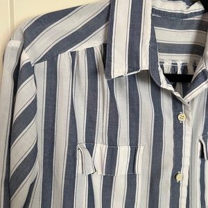 Vintage striped button down, no tags, est. 1990's